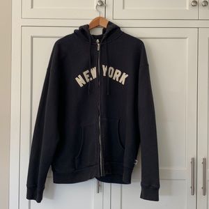 90's Men’s Blue Marlin Zip-up Heavyweight Hoodie